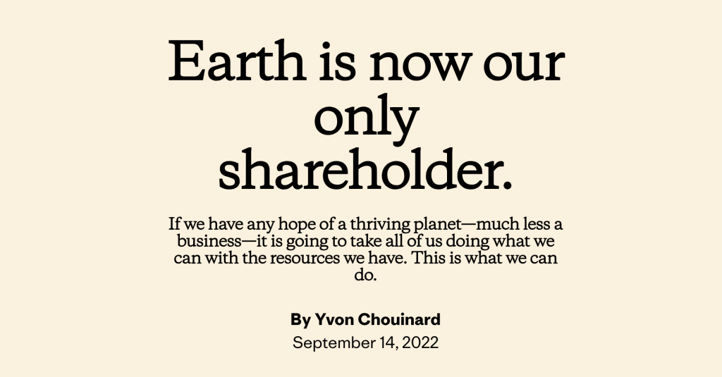 預付15元快遞費，不退貨可退還！戶外品牌巴塔哥尼亞收取“地球使用費”引爭議